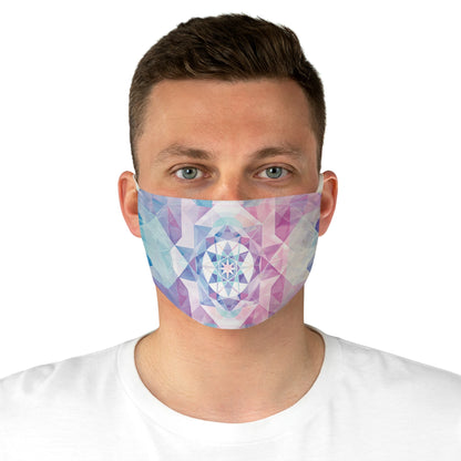 Colorful Geometric Mandala Flower Print Cloth Face Mask Adjustable and Comfortable Protection