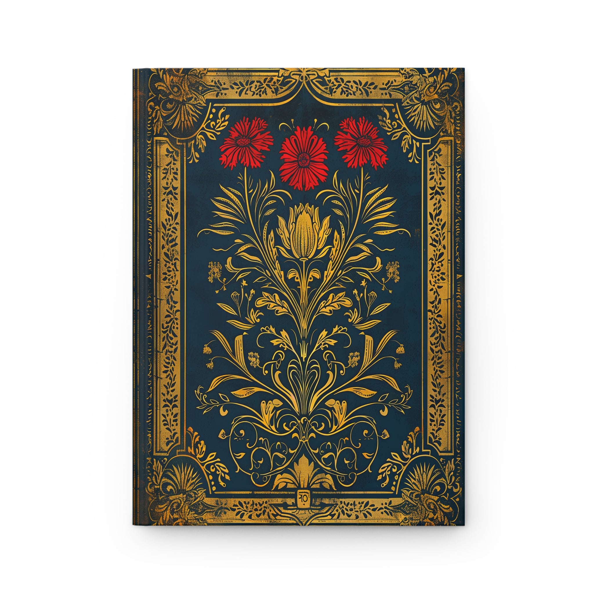 Vintage Antique Storybook Style Hardcover Journal for Writing & Sketching Matte Finish