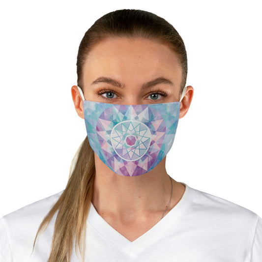 Colorful Geometric Mandala Flower Print Cloth Face Mask Adjustable and Comfortable Protection