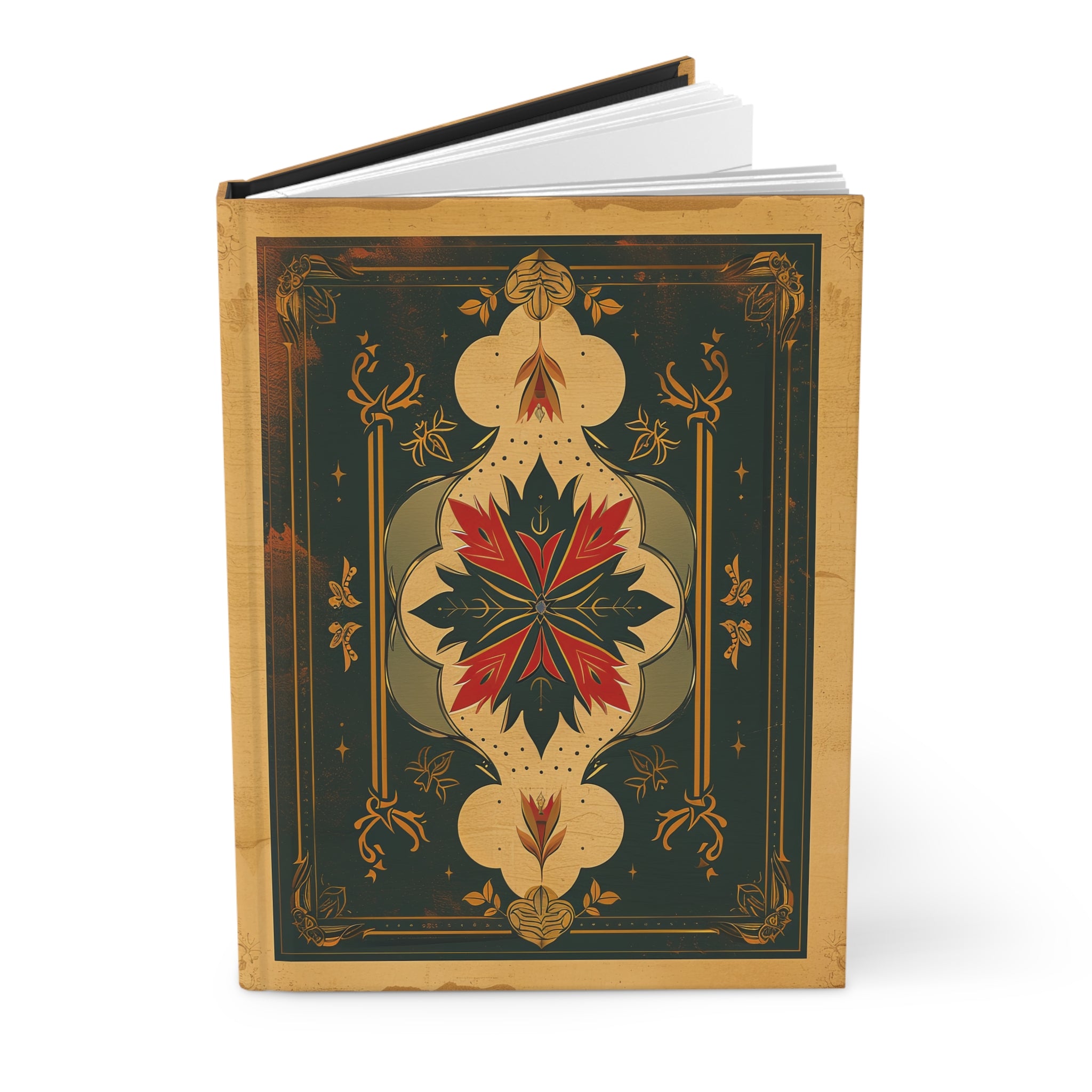 Vintage Antique Storybook Style Hardcover Journal for Writing & Sketching Matte Finish