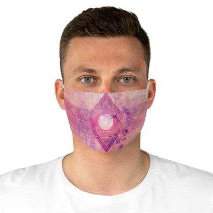 Colorful Geometric Pattern Print Cloth Face Mask Adjustable and Comfortable Protection