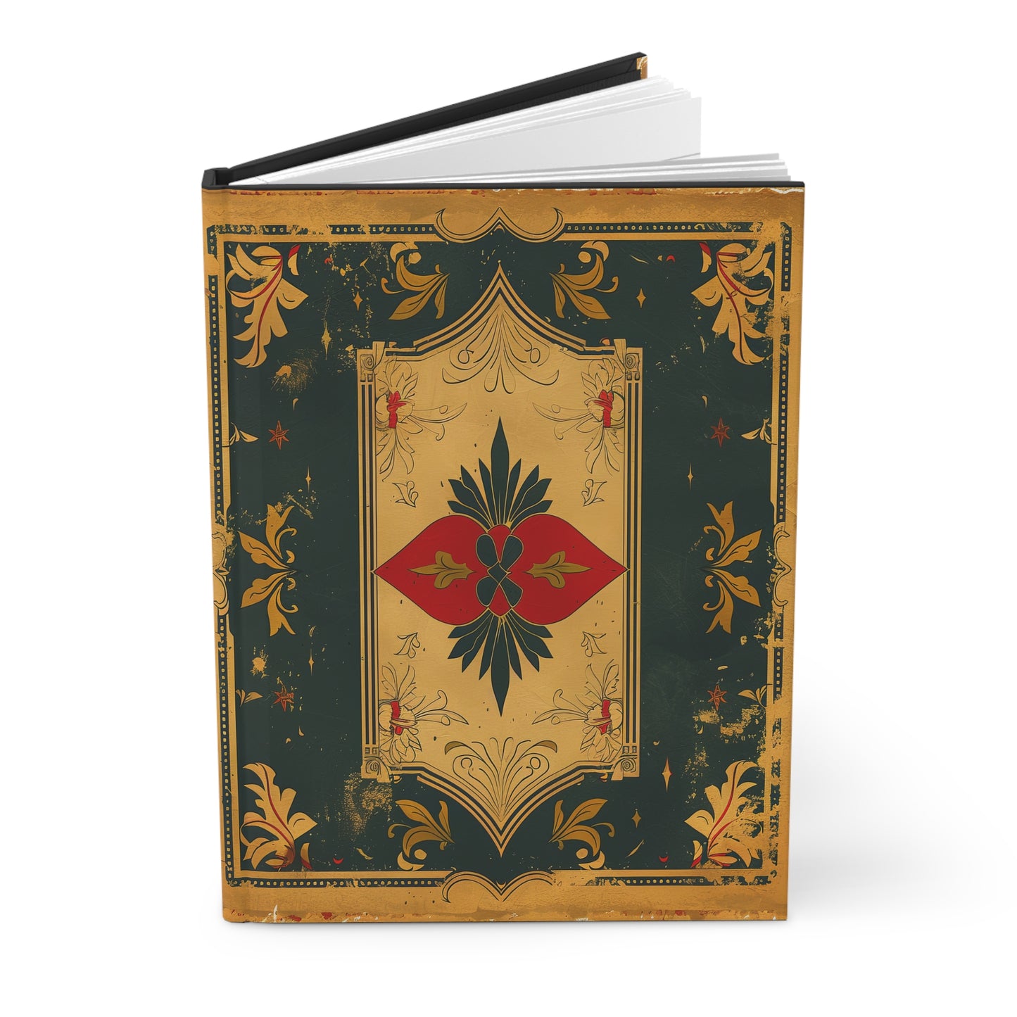 Vintage Antique Storybook Style Hardcover Journal for Writing & Sketching Matte Finish