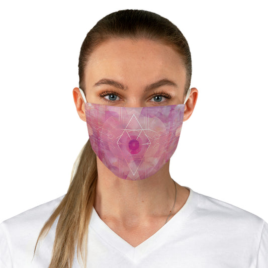 Colorful Geometric Pattern Print Cloth Face Mask Adjustable and Comfortable Protection