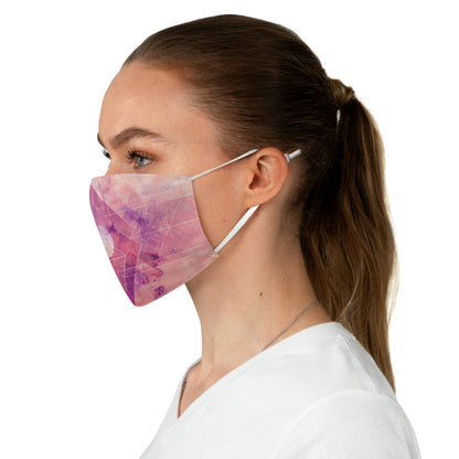 Colorful Geometric Pattern Print Cloth Face Mask Adjustable and Comfortable Protection