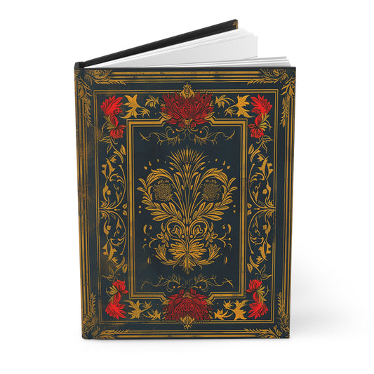 Vintage Antique Storybook Style Hardcover Journal for Writing & Sketching Matte Finish