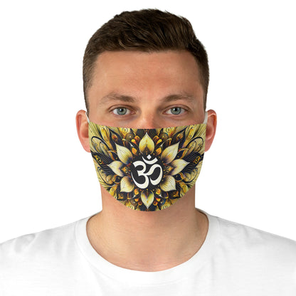 Vibrant Om Mandala Print Cloth Face Mask Adjustable and Comfortable Protection