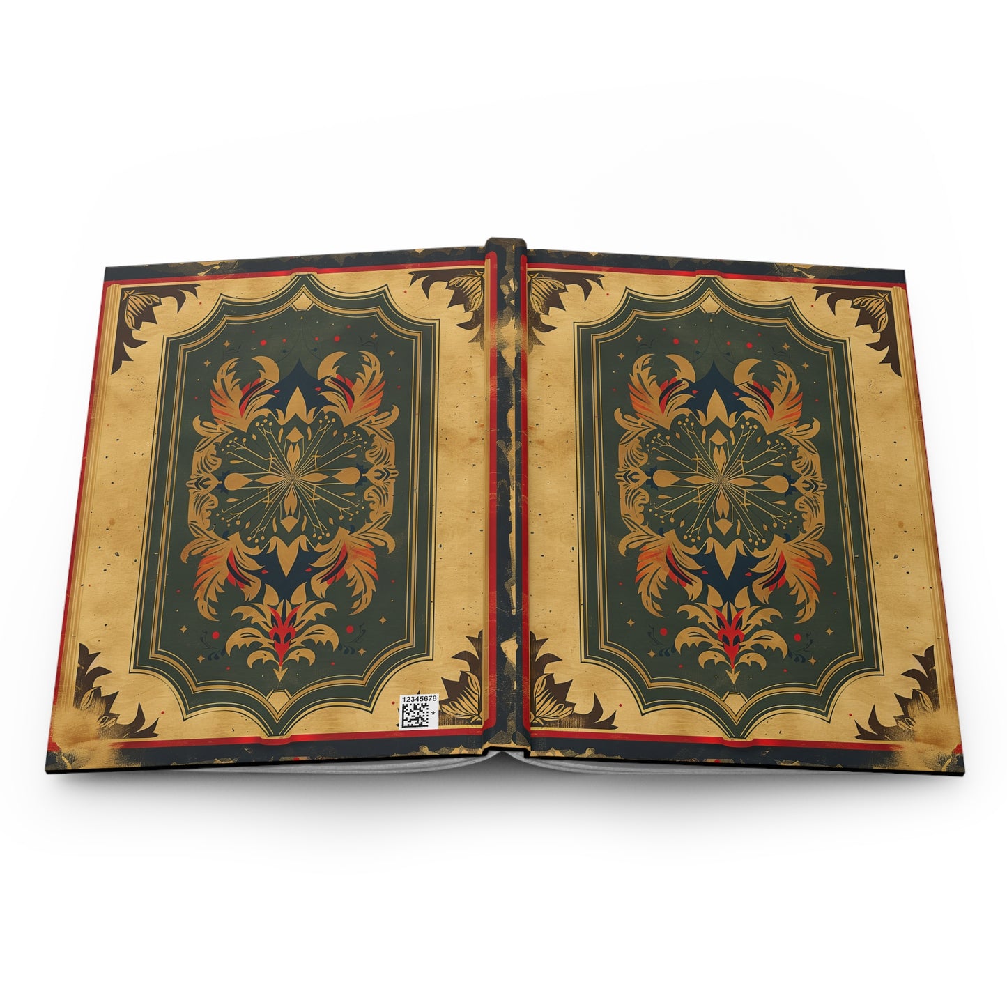 Vintage Antique Storybook Style Hardcover Journal for Writing & Sketching Matte Finish