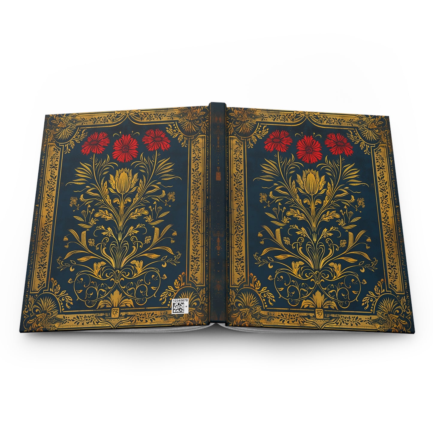 Vintage Antique Storybook Style Hardcover Journal for Writing & Sketching Matte Finish