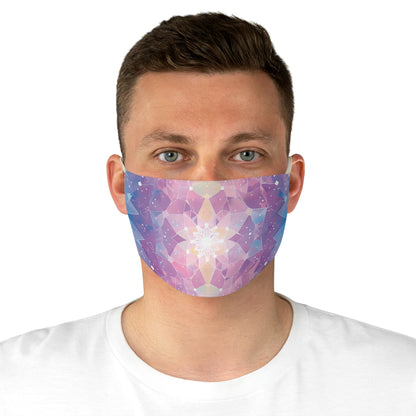 Colorful Geometric Mandala Flower Print Cloth Face Mask Adjustable and Comfortable Protection