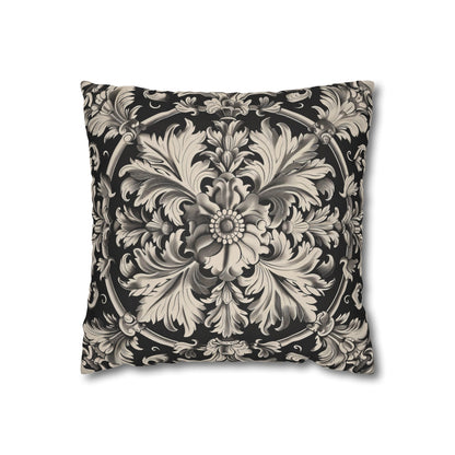 Elegant 19th Century Vintage Floral Damask Paisley Pillowcase (Pillow not included)